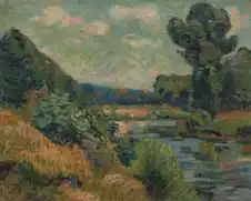 Bords de Marne à CharentonArmand Guillaumin, vers 1895Cleveland Museum of Art