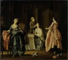 La toilette du matin.