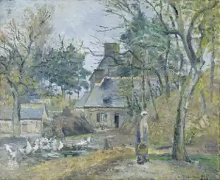 La Ferme à Montfoucault, 1874Galerie d'art Albright-Knox, Buffalo