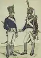 Musicien et cornet de voltigeur de la légion d'Ille-et-Vilaine