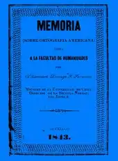 Page de couleur bleue d'un ouvrage écrit en espagnol.