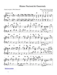 Image illustrative de l’article Hymne national du Guatemala